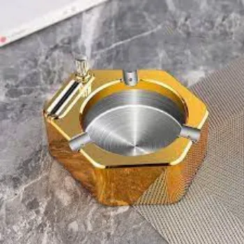 Polished  Metal Ash Tray