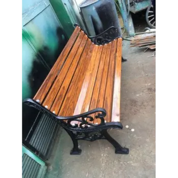 Polished Metal Bench