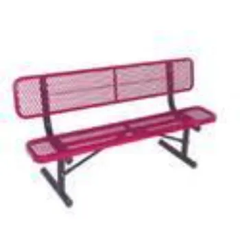 Coated Metal Bench