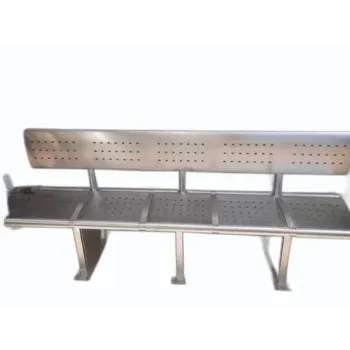 Polished Metal Bench