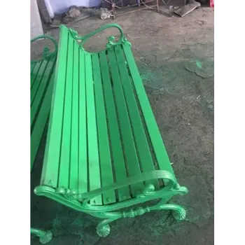 Coated Metal Bench
