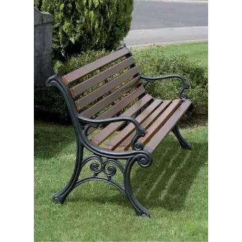 Coated Metal Bench
