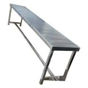 Modern Metal Bench