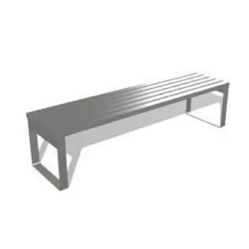 Durable Metal Bench