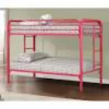 Polished Metal Bunk Bed