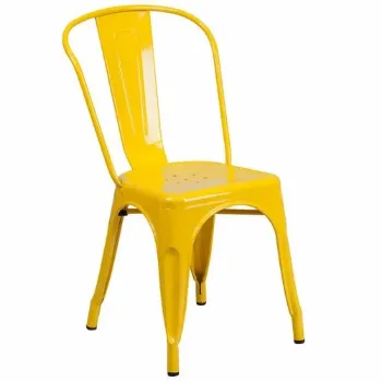 Coated Metal Dining Chair