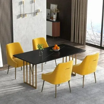 Plain Metal Dining Table