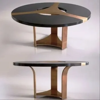 Stylish Metal Dining Table