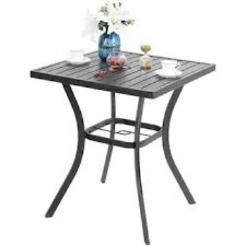 Durable Metal Dining Table