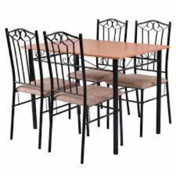 Durable Metal Dining Table