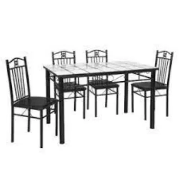 Durable Metal Dining Table