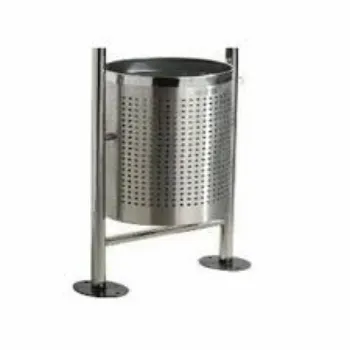 Round Metal Dustbin