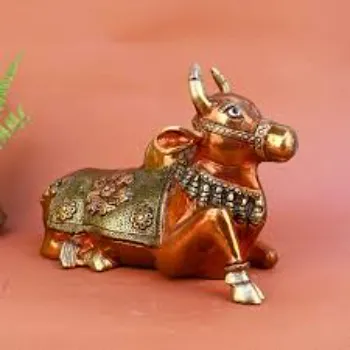 Cow Metal Statue 