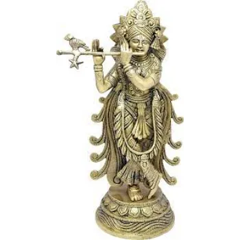  Metal Krishna Statue