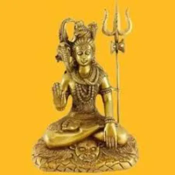  Metal Shiva God Statue