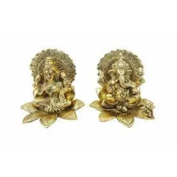  Metal Ganesh Laxmi Statue