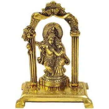  DRAGON Brass Radha Krishna statue