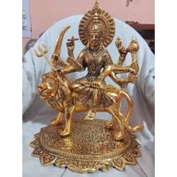  Durga Metal God Statue