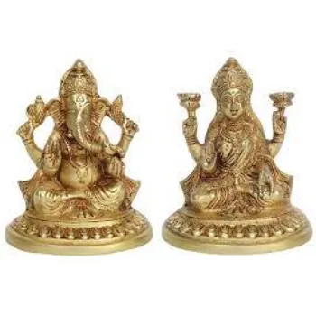  Metal Laxmi Gaeshna Statue