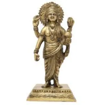Dhanvantari Metal God Statue