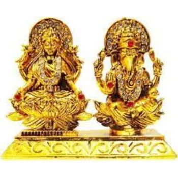  Metal Ganesh Laxmi Statue