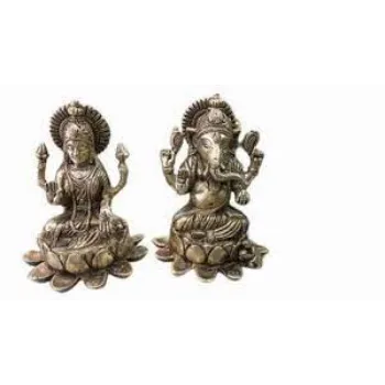  Metal Ganesh Laxmi Statue