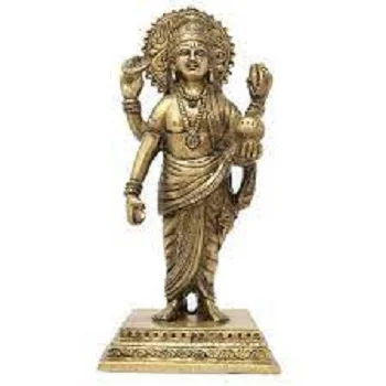 Dhanvantari Metal God Statue