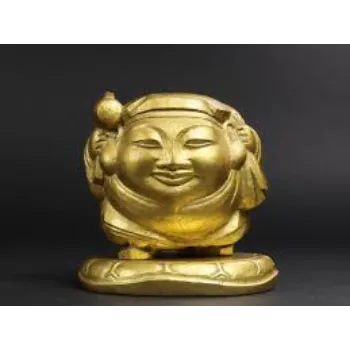  Daikokuten Metal God Statue