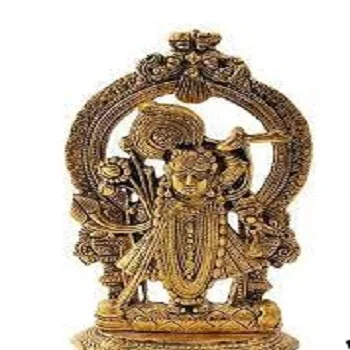 Metal God Sri Shrinathji Statue