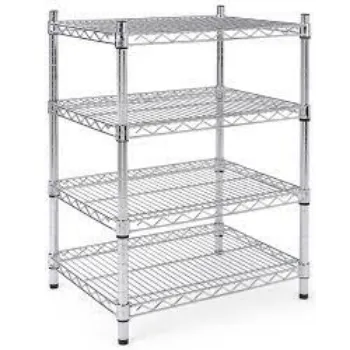 Polished Metal Racks