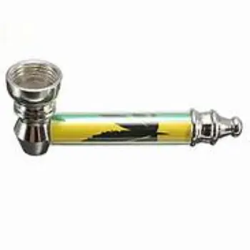 Antique Metal Smoking Pipe
