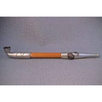 Om Metal Smoking Pipe