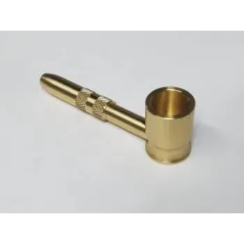 Polished Metal Smoking Pipe