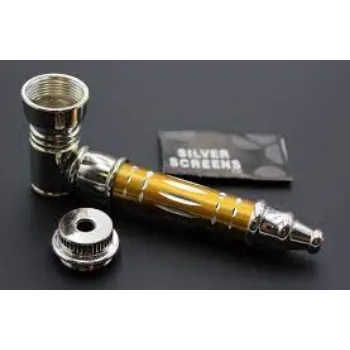 Krishnacrafts of india Metal Smoking Pipe