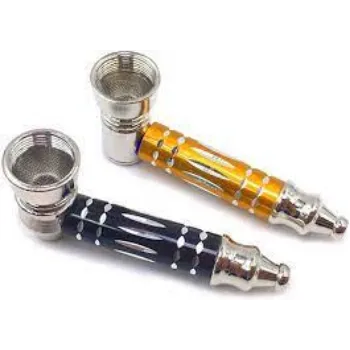 Solid Metal Smoking Pipe