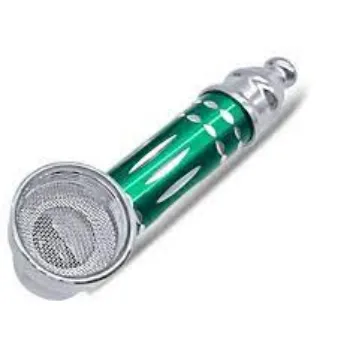 Natural Metal Smoking Pipe