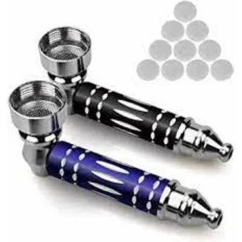 Natural Metal Smoking Pipe
