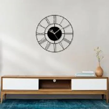 Simplest Roman Metal Wall Clock
