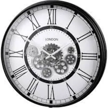  Chilli London Modern Moving Cogs Clock 