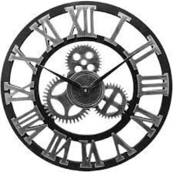 Ecomrise Industrial Gear Wall Clock