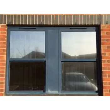 Solid Metal Window