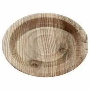 Brown Mica Paper Plate