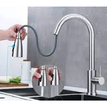 Mixer Tap  Silver  Color 
