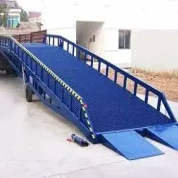 Blue Mobile Dock Leveller