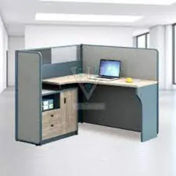 L-Shaped Modular Office Workstation