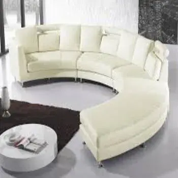 Modern Off White Modular Sofa 