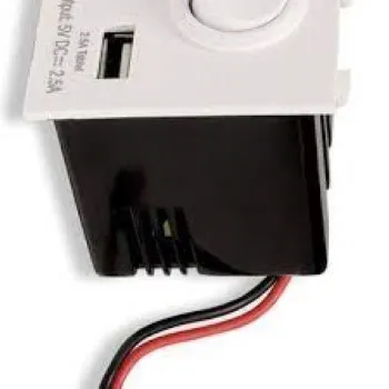 Modular USB Charger Socket