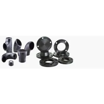 MS Pipe Fittings  Black  Color 