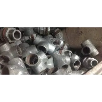 MS Pipe Fittings Silver Color 