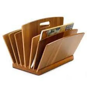 Wooden-News Paper Stand
